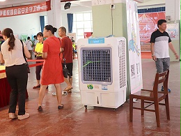 美食比赛大厅用移动环保空调